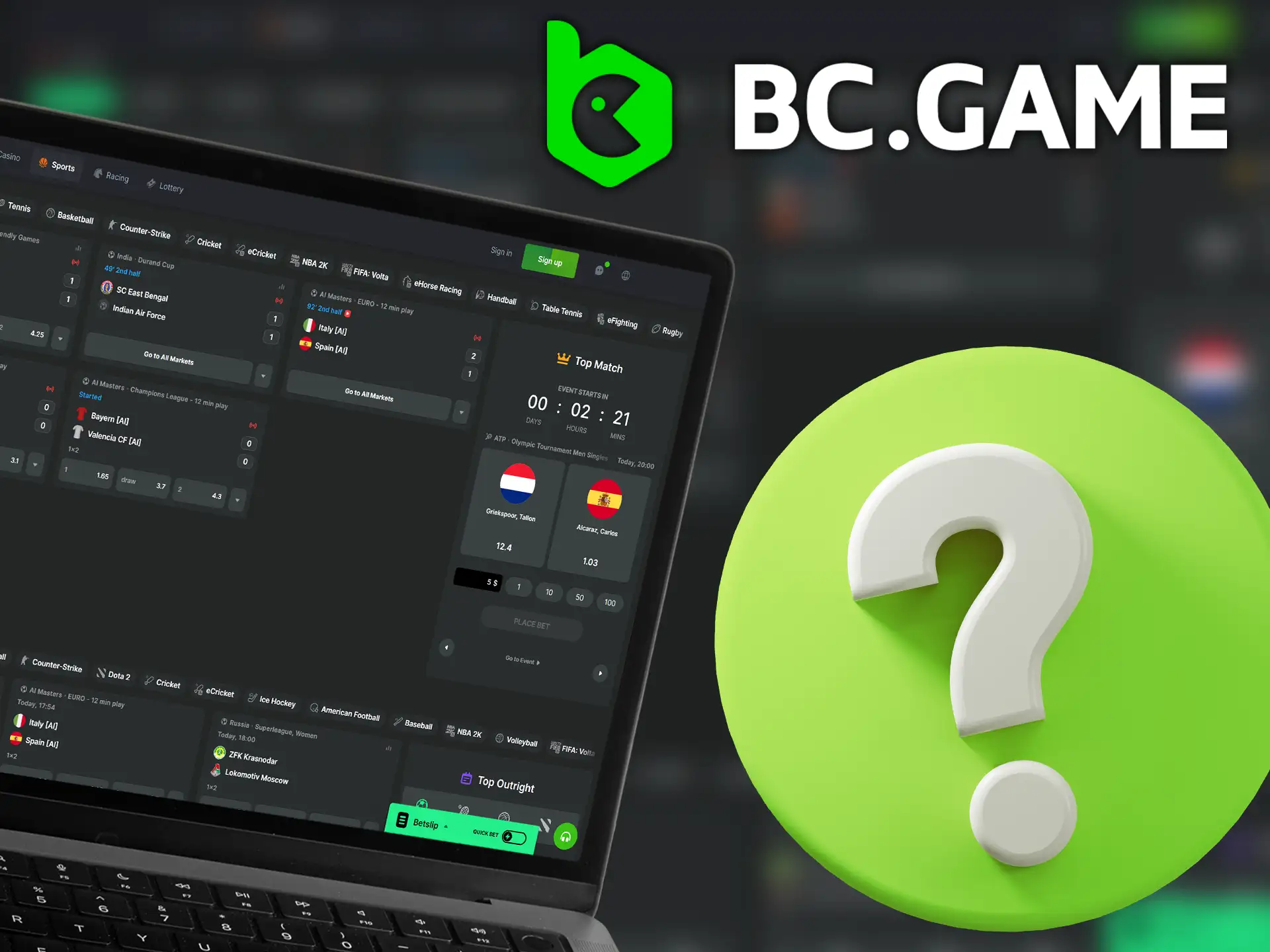 BC.Game Learn how to bet on the BC.Game website in a couple of steps.