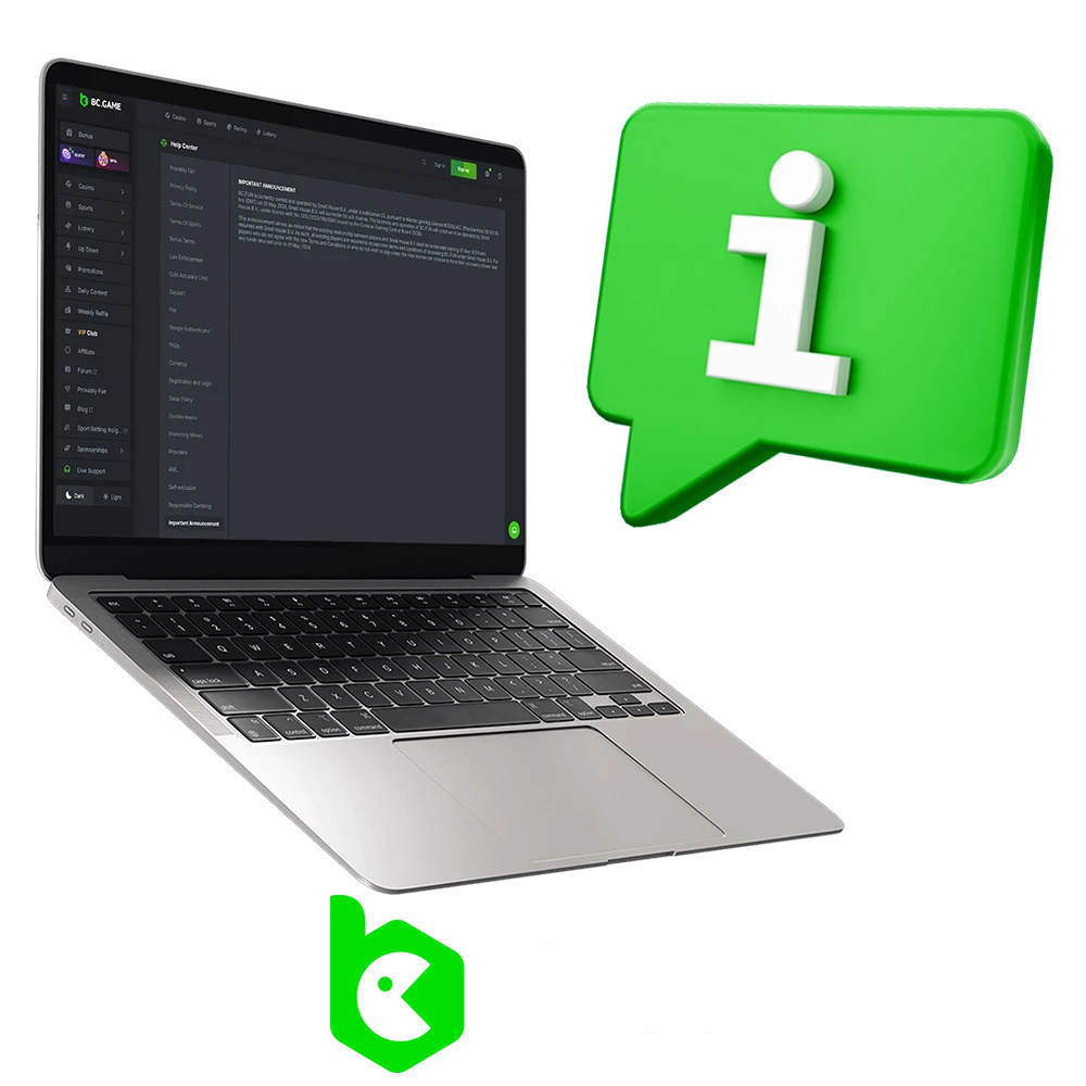 Learn more about BC.Game cryptocurrency casino!