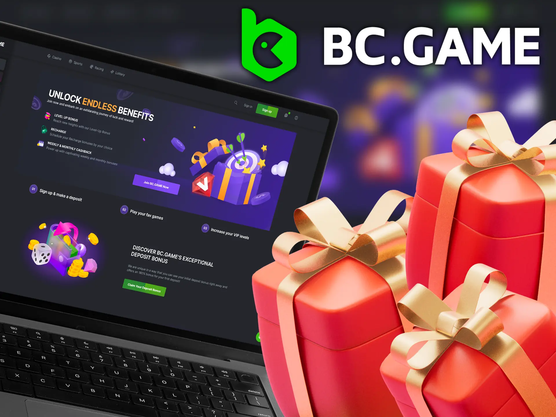 Place your bets and get rewarded at BC.Game.