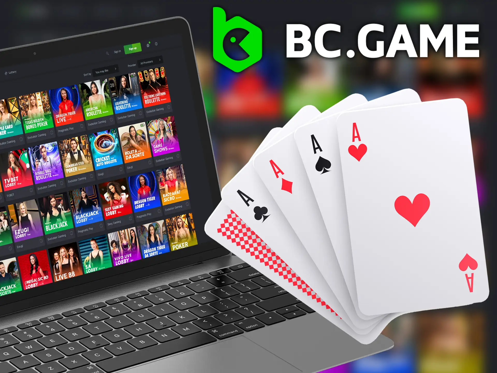 BC.Game's live casino brings the excitement and interaction of a real casino straight to your screen.