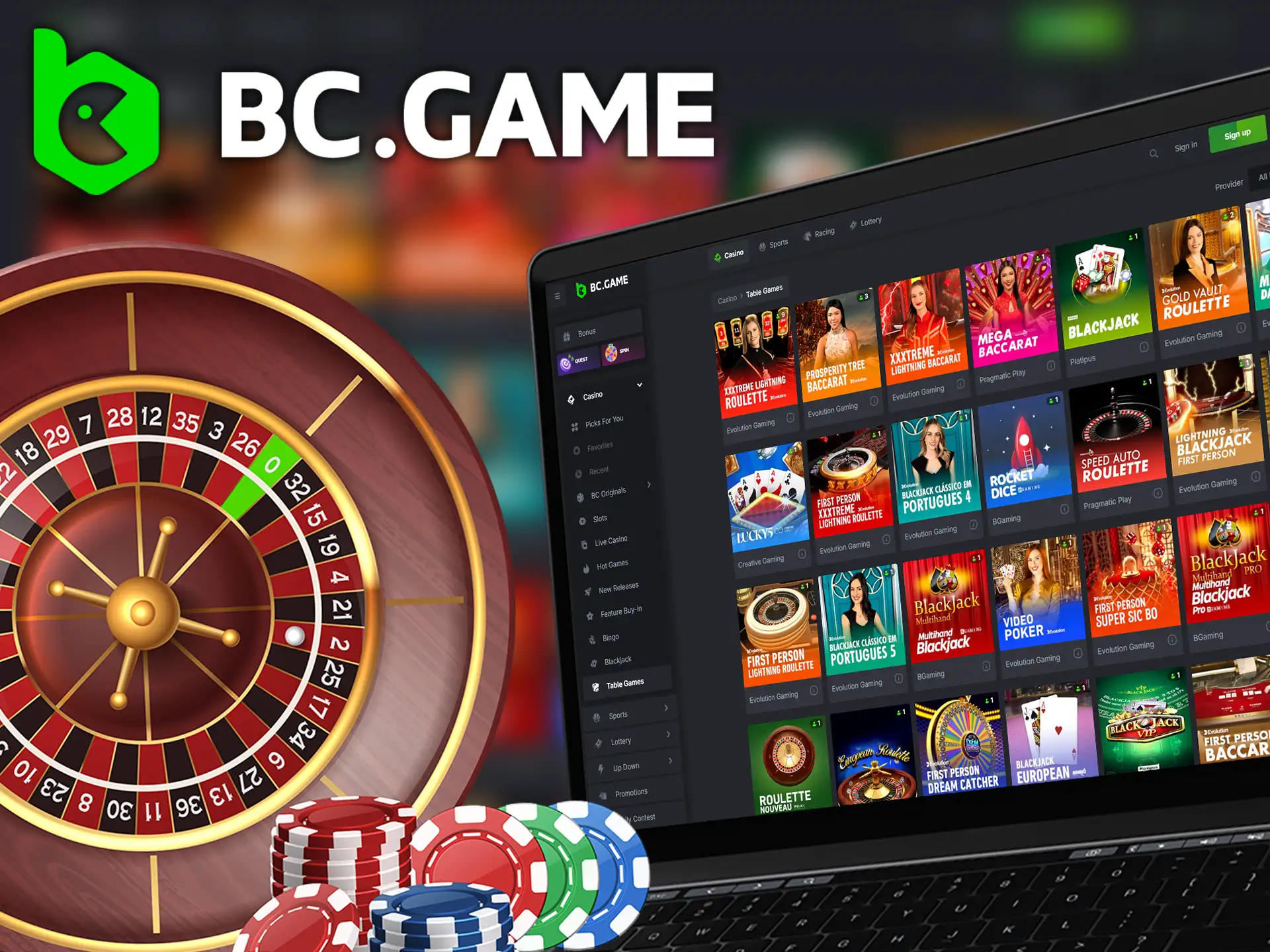 Dive into BC.Game's table games for classic casino experiences with a strategic twist.