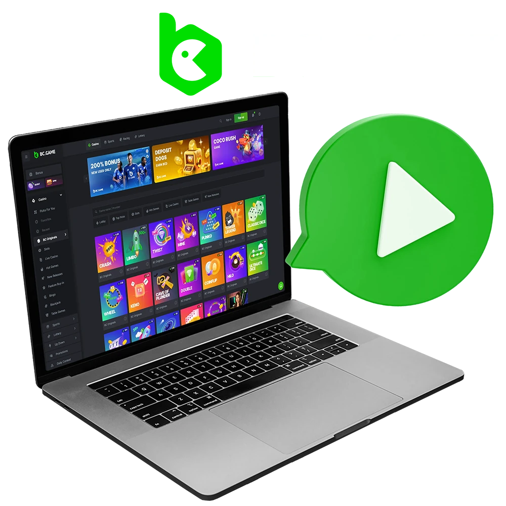 BC Game offers a unique lineup of original games, exclusive to their platform.