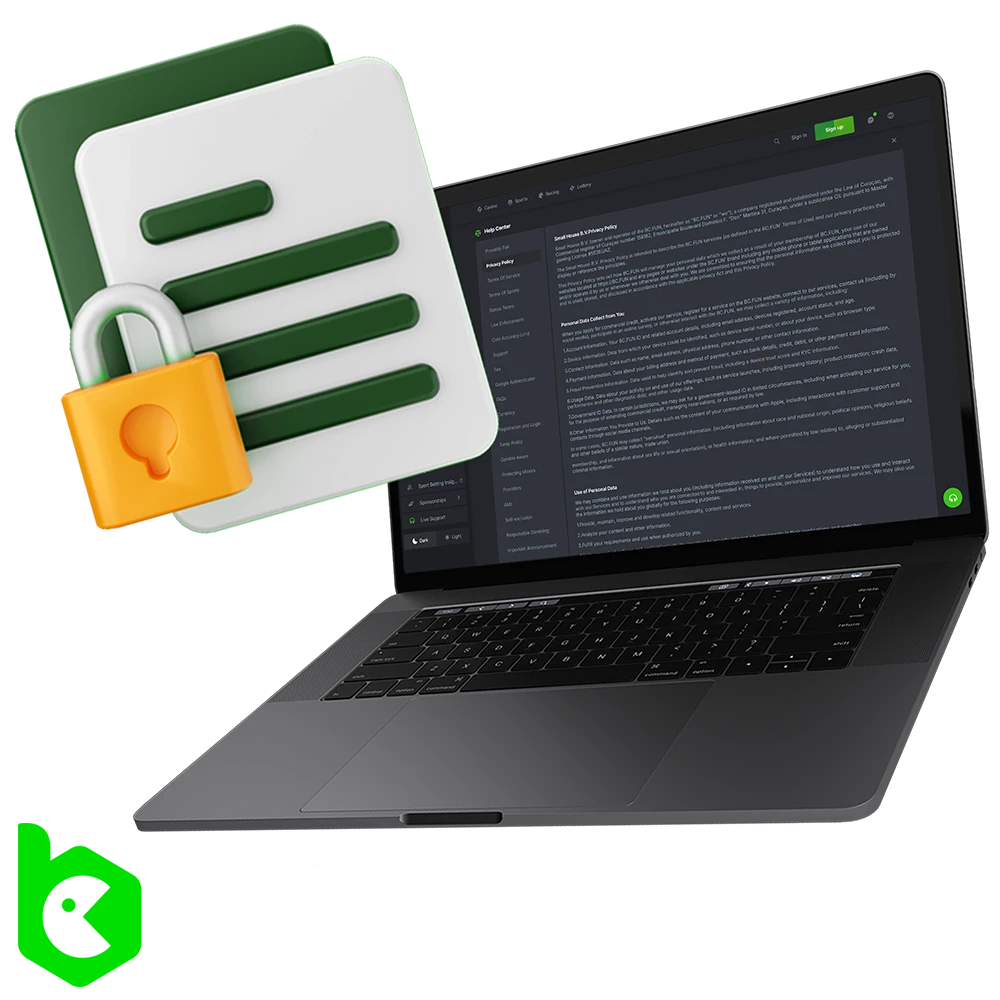 Privacy Policy explains how BC.Game collect and use your information to keep things safe and secure.