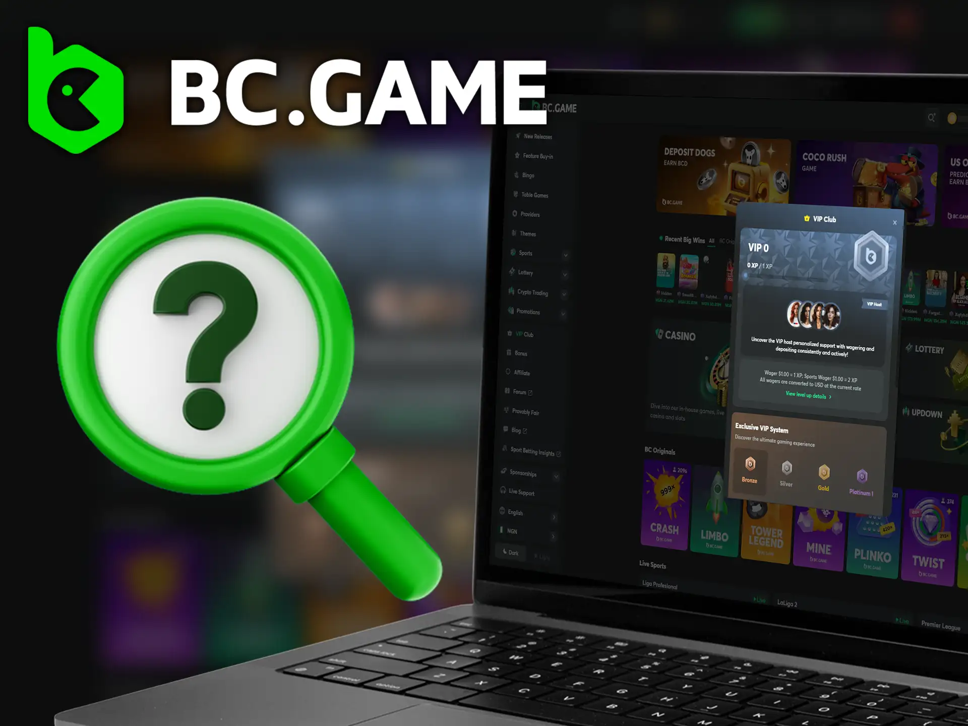 Earn JB Coin by advancing through the VIP program, trying your luck with lucky spins, or joining BC Game exciting events.