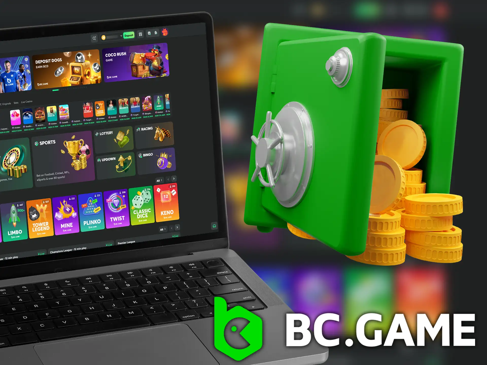 Log in to your BC Game account and go to the BCD Dashboard to check your balance.