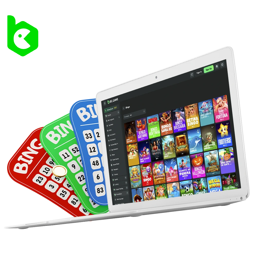 Play your favorite bingo games at BC Game website.