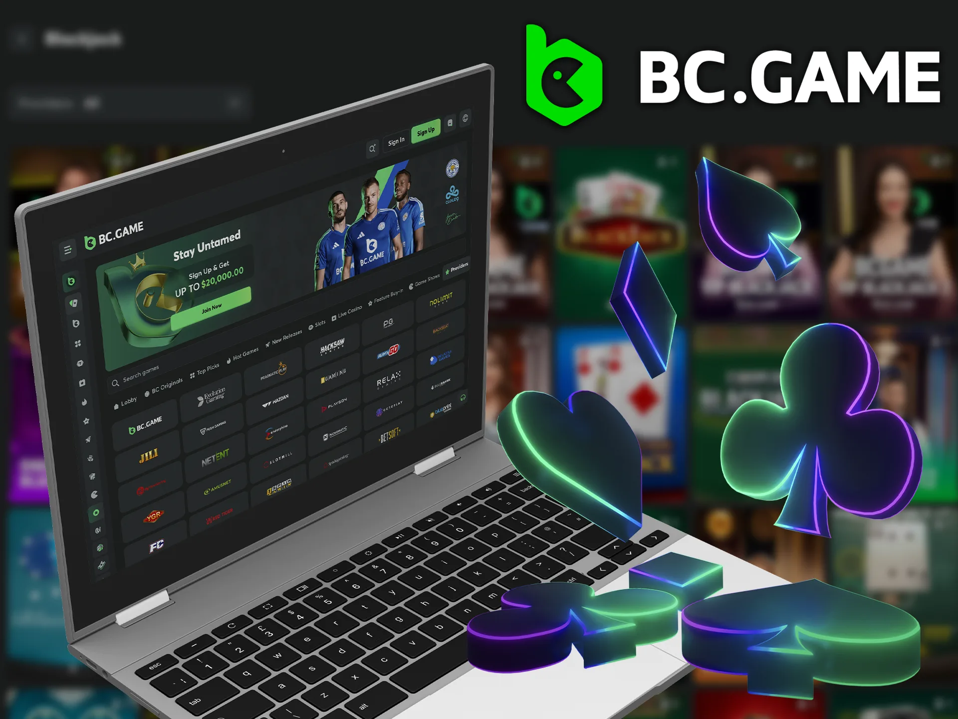 Most well-known and trusted game providers at BC Game platform.