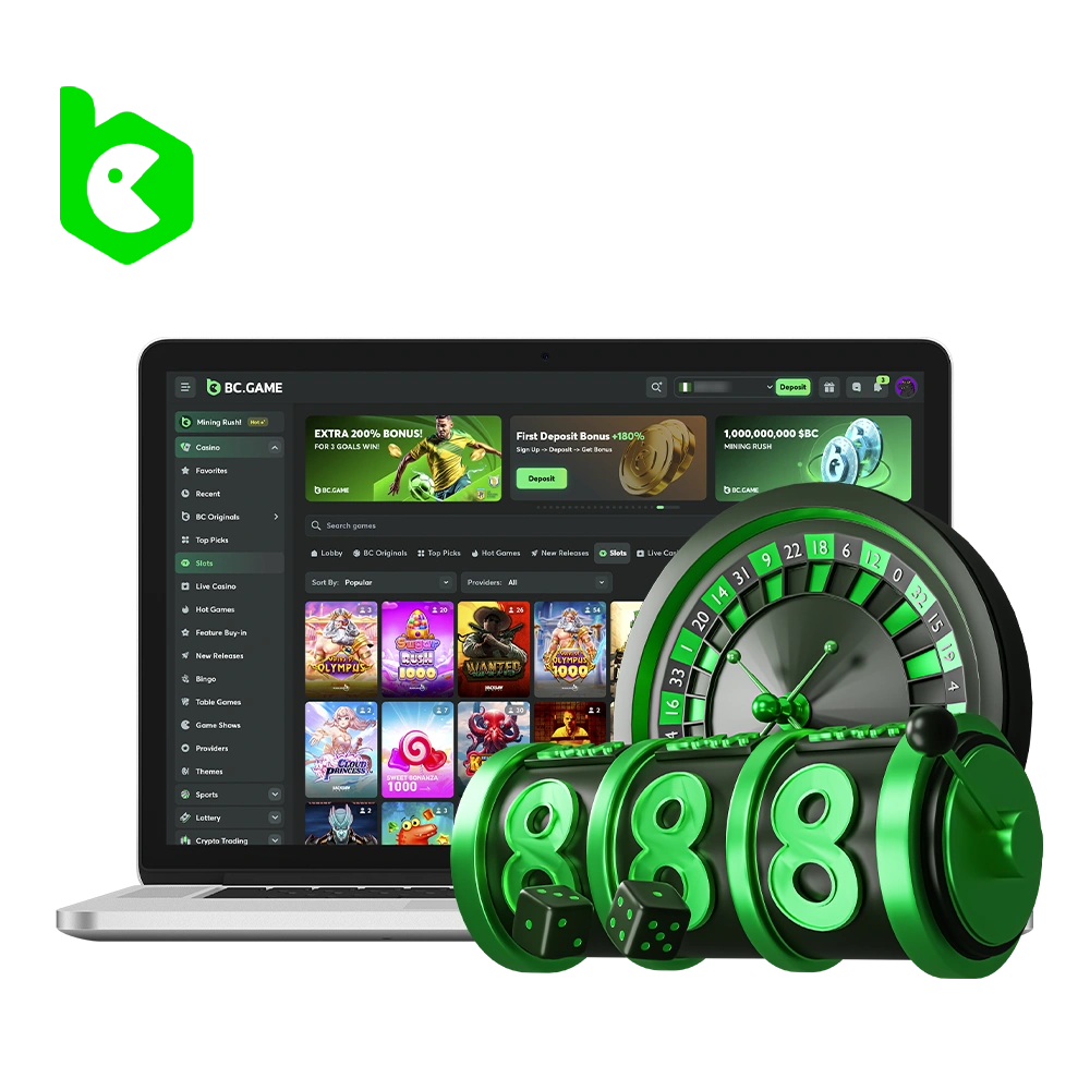 Play slot games and have fun on the BC Game platform.