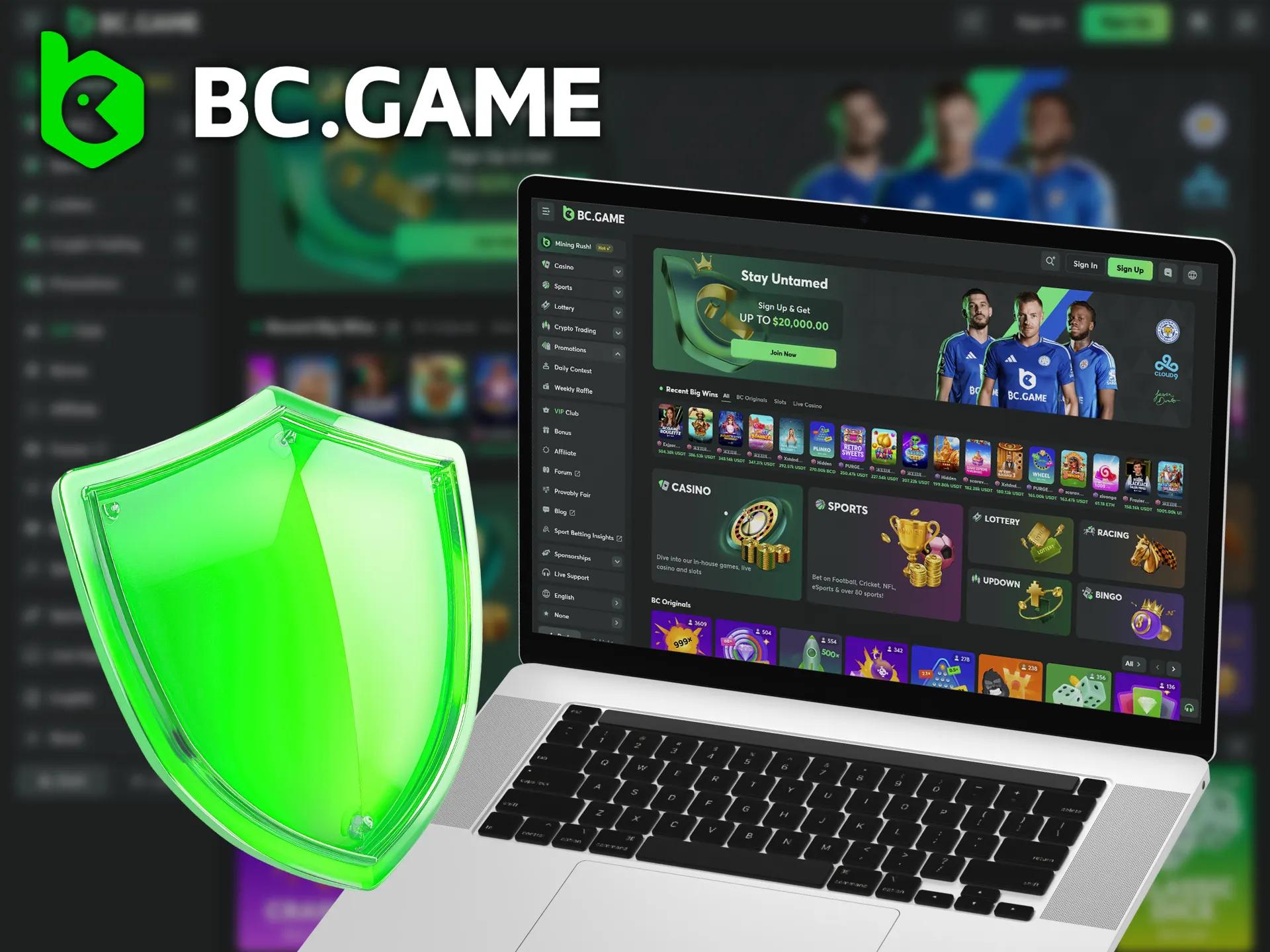 BC Game provides a safe place for clients to play.